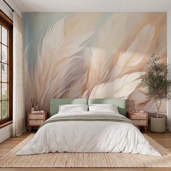 Carta da parati Piume, Carta da parati le piume, w01134 : Uwalls.it