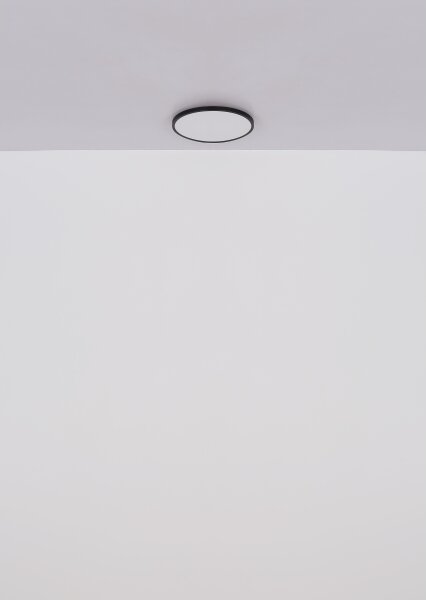 Globo 41566-15S - Plafoniera LED NIELSEN LED/15W/230V diametro 23 cm nero