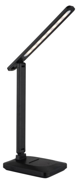 Globo 58481S - Lampada da tavolo LED LORNA dimmerabile touch 3W 5V 1800mAh nera