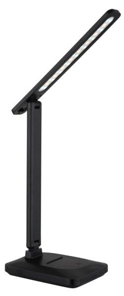 Globo 58481S - Lampada da tavolo LED LORNA dimmerabile touch 3W 5V 1800mAh nera