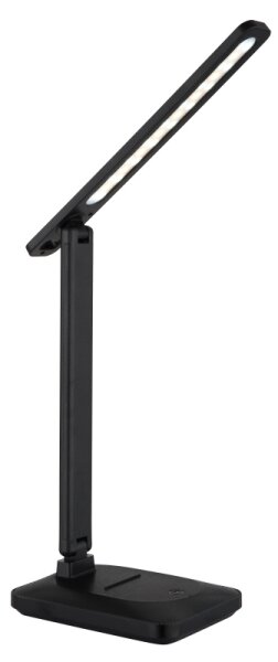 Globo 58481S - Lampada da tavolo LED LORNA dimmerabile touch 3W 5V 1800mAh nera