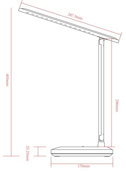 Globo 58481W - Lampada da tavolo LED LORNA dimmerabile touch LED/3W/5V 1800mAh b