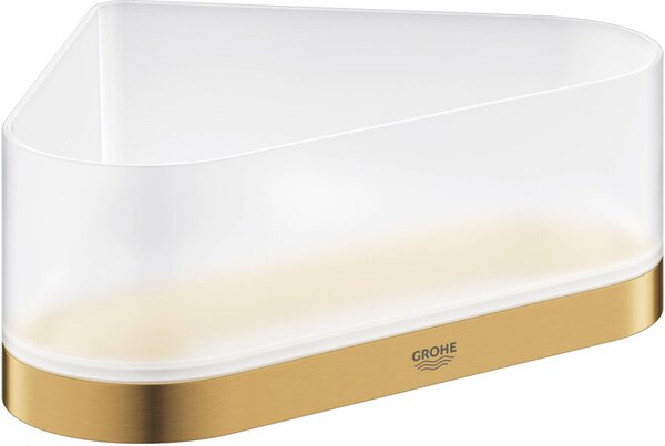 Grohe Selection - Piatto doccia con supporto, angolare, spazzolato Cool Sunrise 41038GN0