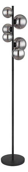 Globo 56133-6S - Lampada LED da terra RIHA 6xG9/3,5W/230V fumé/nero