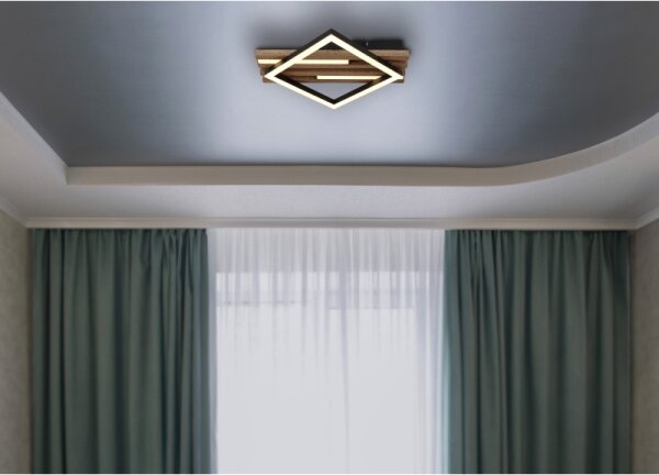 Globo 67344D - Lampada LED da soffitto OBRIEN LED/19W/230V 3000K 31x33 cm