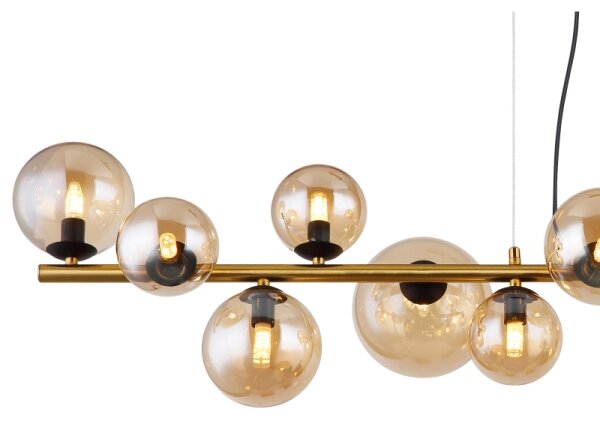 Globo 56135-13H - Lampadario LED a sospensione con cavi RIHA 13xG9/3,5W/230V ottone