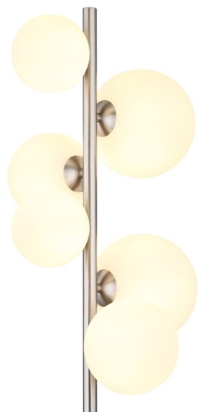 Globo 56140-6S - Lampadario LED a sospensione con filo RIHA 6xG9/3,5W/230V bianco