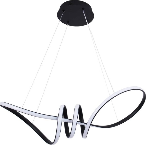 Lampadario LED a sospensione su cavo FLAVIA LED/44W/230V nero