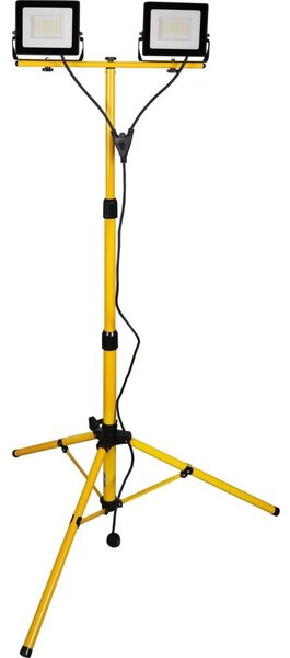 Proiettore LED con stativo 2xLED/30W/230V 6500K IP65 giallo