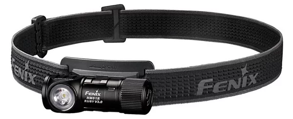 Fenix HM51RV3ABL - lampada frontale LED dimmerabile ricaricabile LED/USB 950mAh IP68 860 lm 125 h nera