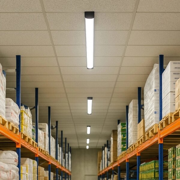 Apparecchio fluorescente LED/30W/230V 4000K 90 cm nero