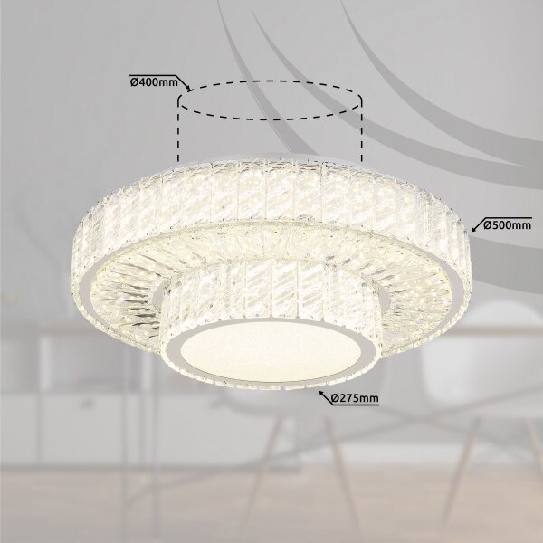 Globo 67162-50D - Lampada LED dimmerabile MUCKY 50W/230V pr. 50 cm + DO