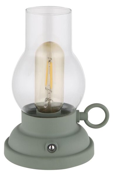 Globo 58016B - Lampada da tavolo LED dimmerabile PETRO LED/1W/3,7V 1200mAh verde