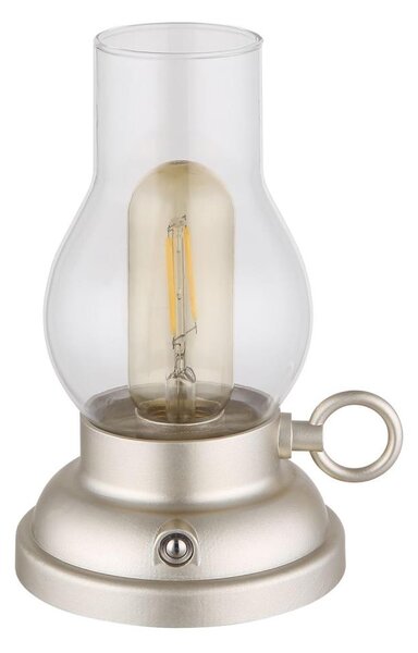 Globo 58016CH - Lampada da tavolo LED dimmerabile PETRO LED/1W/3,7V 1200mAh