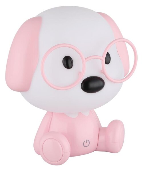Globo 21761P - Lampada notturna LED ricaricabile PUPPY 1W/5V 500 mAh rosa