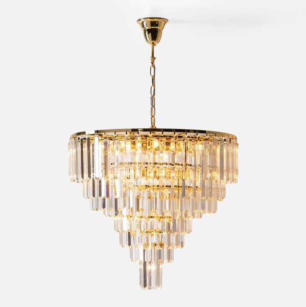 Zuma Line 17701/20-GLD - Lampadario a catena VERSAILLES 20xE14/40W/230V dorato