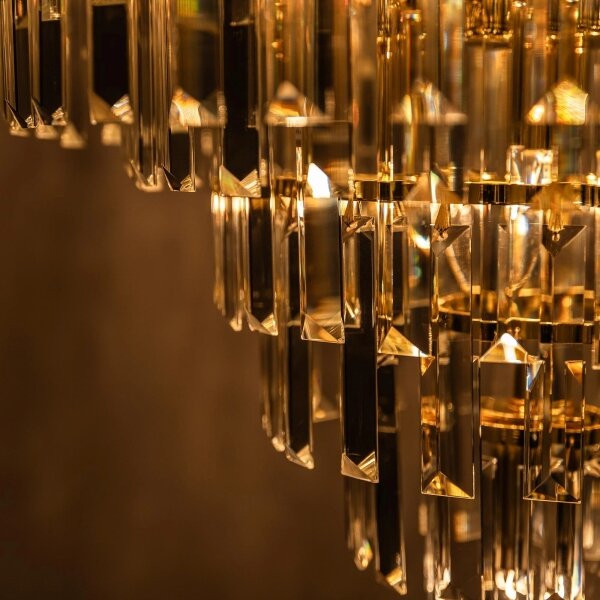 Zuma Line 17701/20-GLD - Lampadario a catena VERSAILLES 20xE14/40W/230V dorato