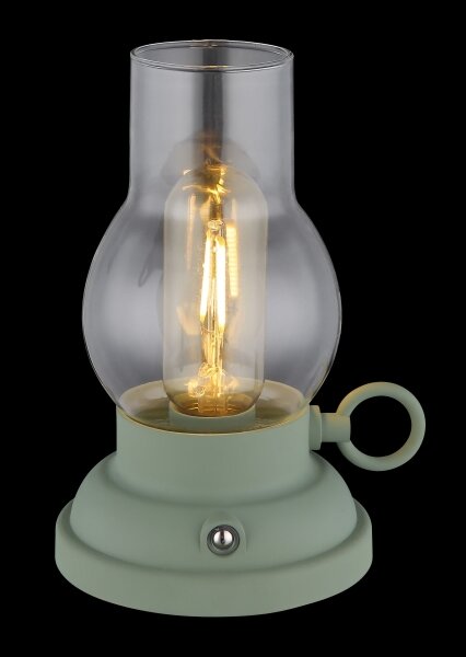 Globo 58016B - Lampada da tavolo LED dimmerabile PETRO LED/1W/3,7V 1200mAh verde