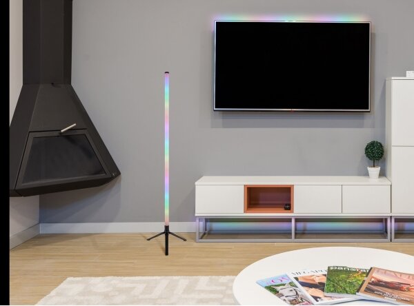 Globo 28062 - Lampada da terra LED RGB ROCKY LED/7W/5V con telecomando