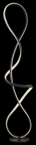 Globo 67341SS - Lampada LED da terra SWIRL LED/36W/230V nero
