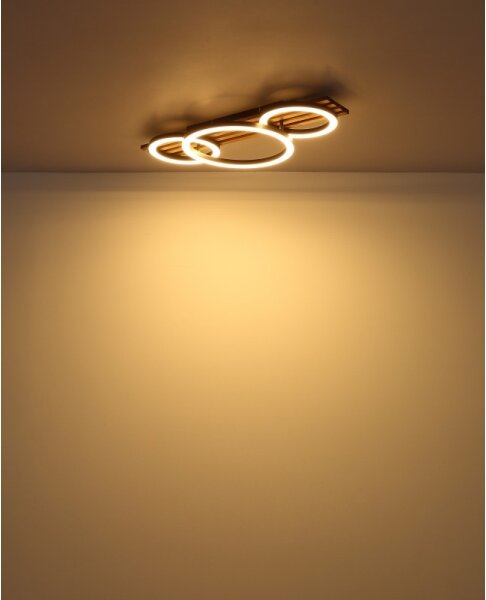 Globo 67353D3 - Plafoniera LED TISHA LED/24W/230V 3000K 30x62 cm