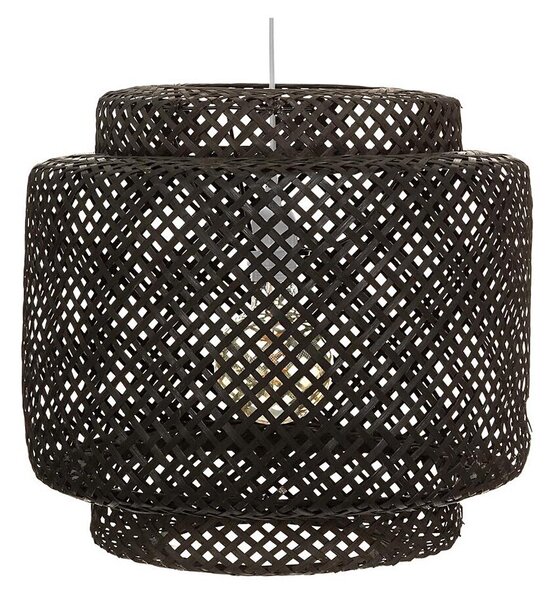 Atmosphera - Lampadario a sospensione con filo LIBY 1xE27/40W/230V bambù/nero