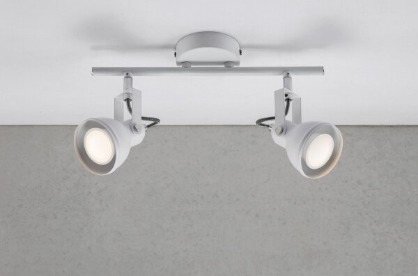 Nordlux - Faretto ASLAK 2xGU10/35W/230V bianco