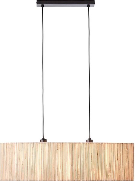 Endon 101692 - Lampadario a sospensione con filo LONGSHORE 2xE27/10W/230V beige