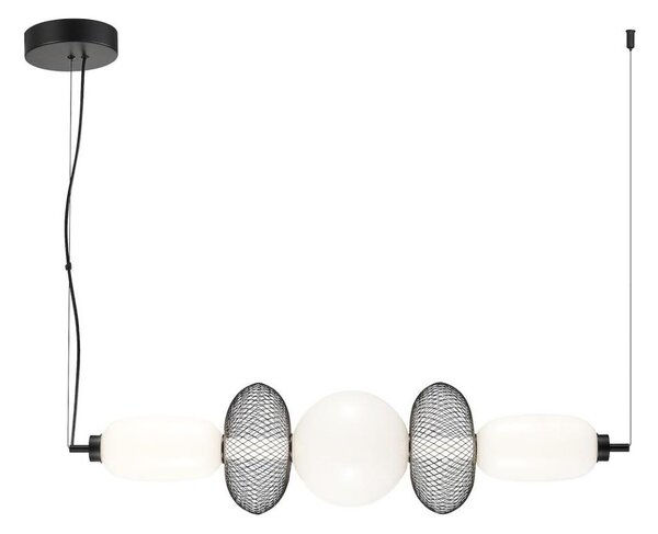 Lampadario LED a sospensione con filo ARAME LED/32W/230V nero