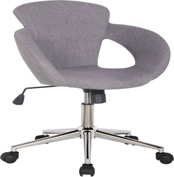 Sedia da ufficio Sedia da scrivania Grigio Rivestimento in tessuto M-65335-3/2335