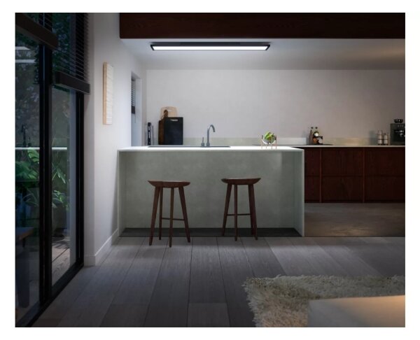 Philips Hue AURELLE LED 39W 230V plafoniera dimmerabile 120x30 cm nera