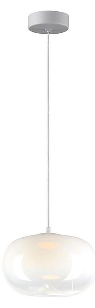 Lampadario LED a sospensione con filo VASO LED/4W/230V diametro 18 cm bianco