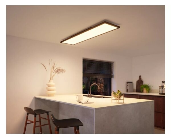 Philips Hue AURELLE LED 39W 230V plafoniera dimmerabile 120x30 cm nera