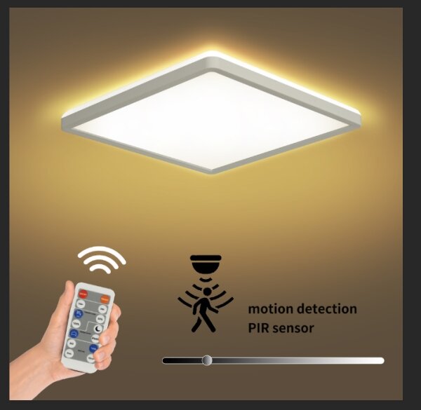 Brilagi-LED Lampada dimmerabile con sensore ULTRA SLIM LED/18W/230V 30x30 cm+DO