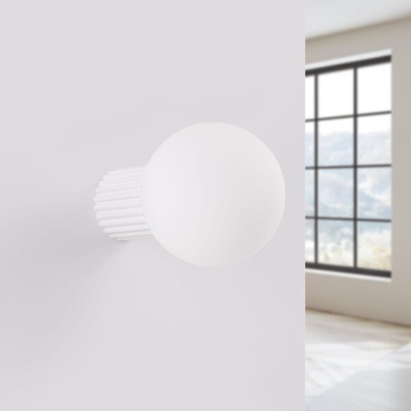 Sollux SL.1707 - Applique da bagno HALO 1xG9/8W/230V IP44 bianco