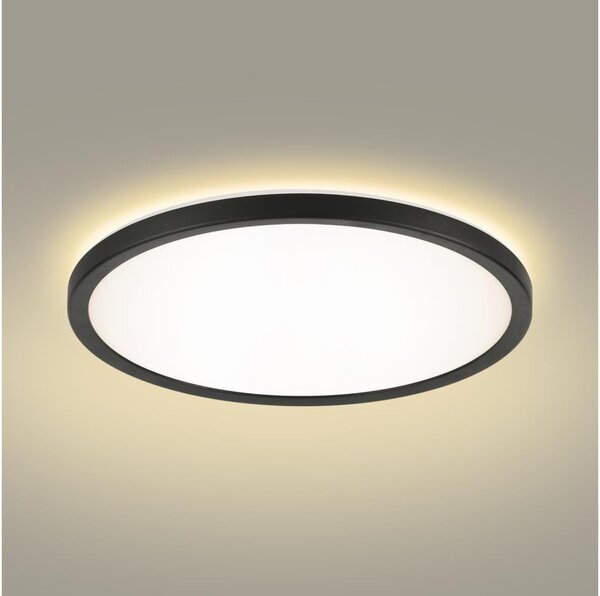 Brilagi - Lampada LED da bagno ULTRA SLIM LED/24W/230V diametro 42 cm nero IP54