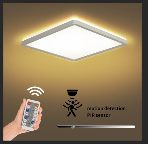Brilagi-LED Lampada dimmerabile con sensore ULTRA SLIM LED/18W/230V 30x30 cm+DO