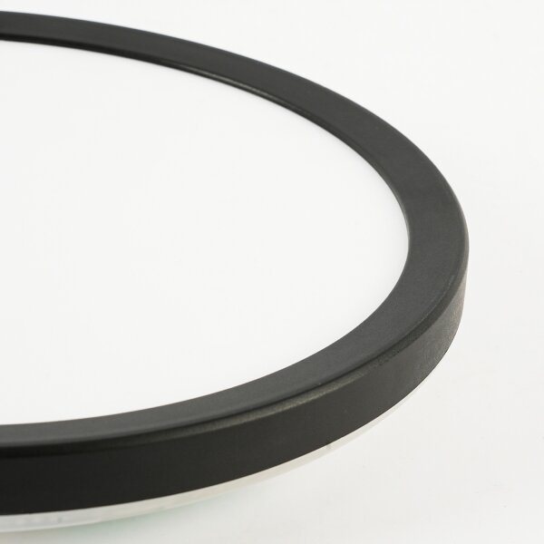 Brilagi - Lampada LED da bagno ULTRA SLIM LED/24W/230V diametro 42 cm nero IP54