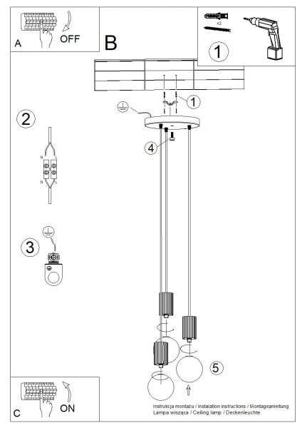 Sollux SL.1755 - Lampadario a sospensione con filo HALO 3xG9/8W/230V diametro 25 cm rosa