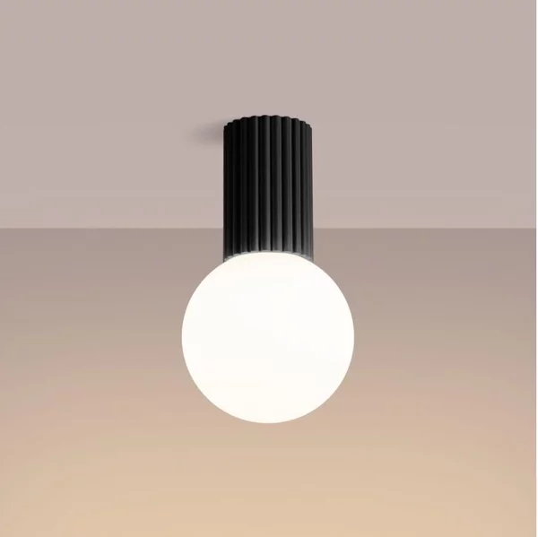 Sollux SL.1713 - Plafoniera da bagno HALO 1xG9/8W/230V IP44 nero