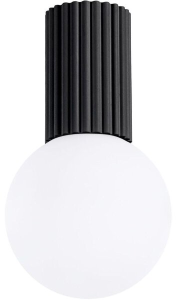 Sollux SL.1713 - Plafoniera da bagno HALO 1xG9/8W/230V IP44 nero