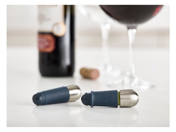 Tappo per vino in acciaio inox BarWise – Joseph Joseph