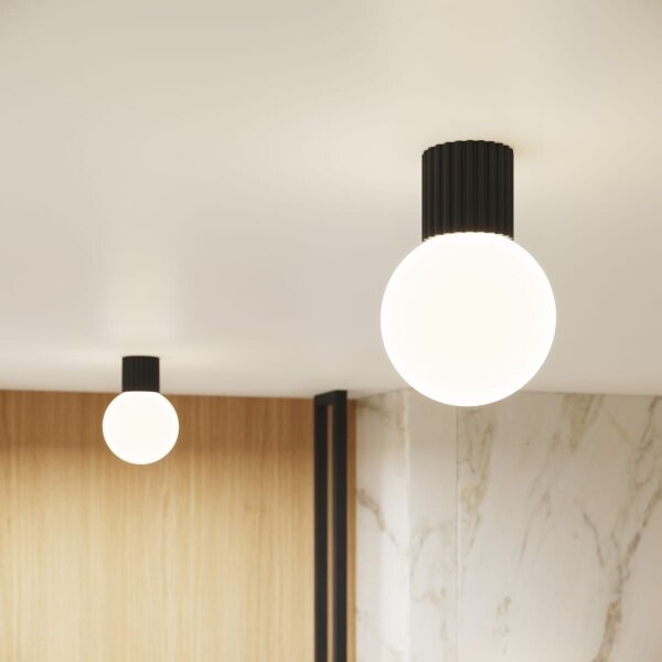 Sollux SL.1713 - Plafoniera da bagno HALO 1xG9/8W/230V IP44 nero