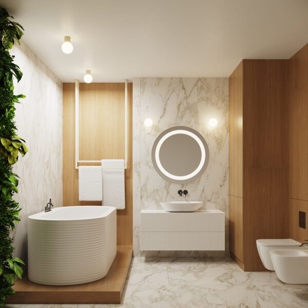 Sollux SL.1718 - Plafoniera da bagno HALO 1xG9/8W/230V IP44 color crema