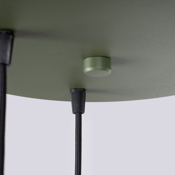 Sollux SL.1725 - Lampadario a sospensione con filo HALO 3xG9/8W/230V diametro 25 cm verde