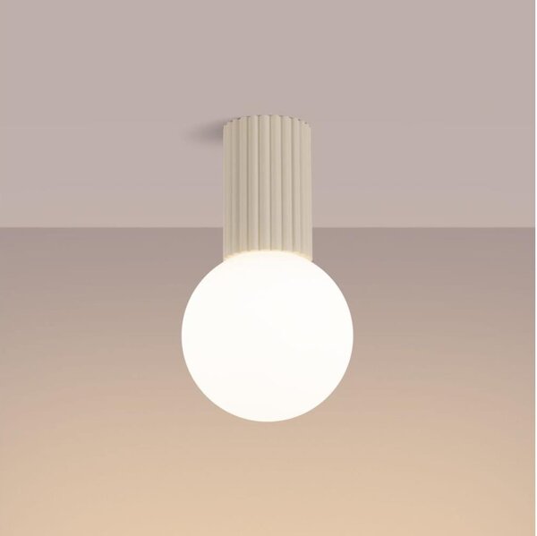 Sollux SL.1718 - Plafoniera da bagno HALO 1xG9/8W/230V IP44 color crema