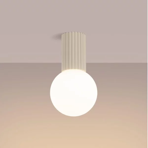 Sollux SL.1718 - Plafoniera da bagno HALO 1xG9/8W/230V IP44 color crema