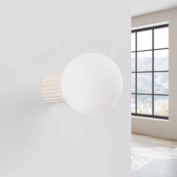 Sollux SL.1717 - Applique da bagno HALO 1xG9/8W/230V IP44 color crema