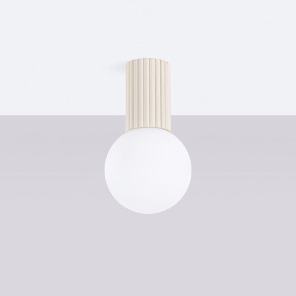 Sollux SL.1718 - Plafoniera da bagno HALO 1xG9/8W/230V IP44 color crema
