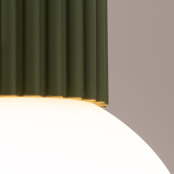 Sollux SL.1723 - Plafoniera da bagno HALO 1xG9/8W/230V IP44 verde